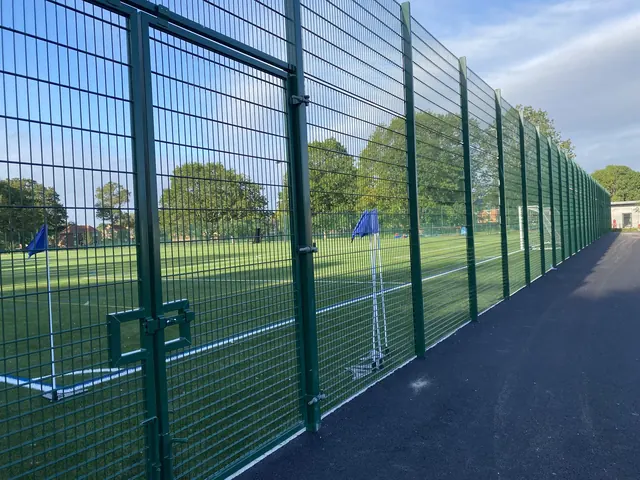 Sports pitch fencing