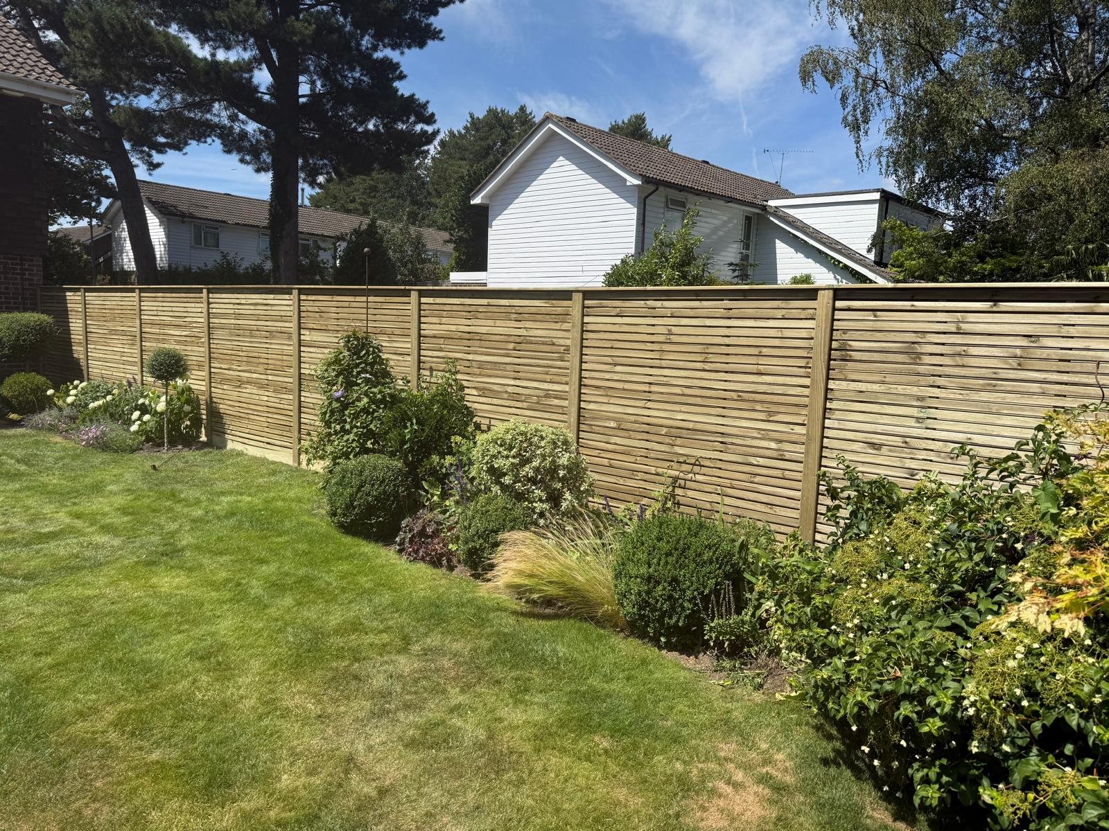 Finished fencing project — recent 1st 4 Fencing project near Bracknell