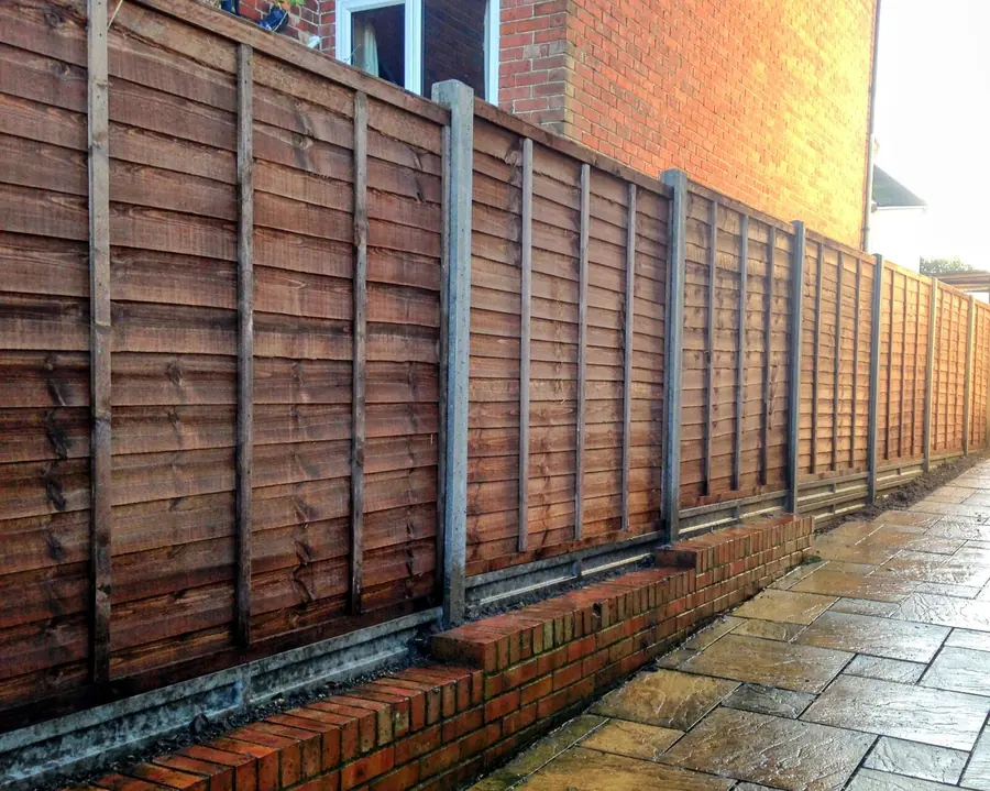 Waney Edge fencing