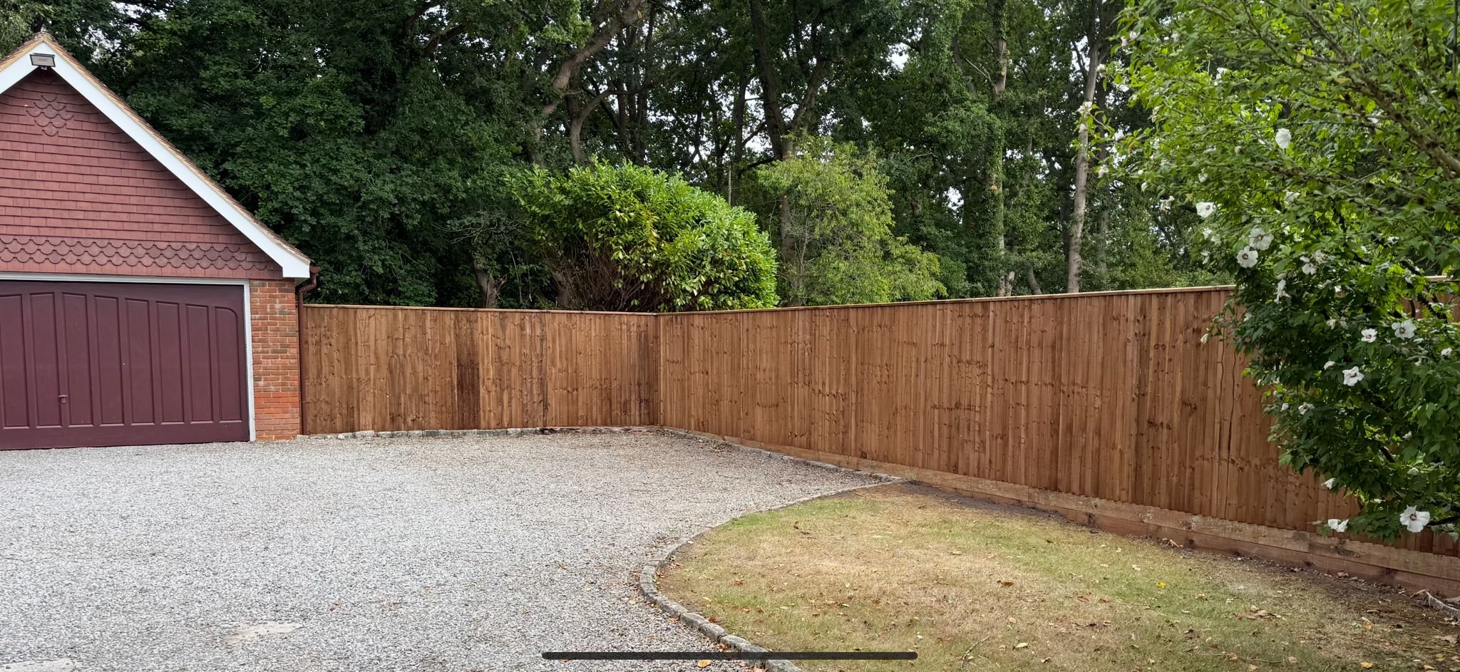 Residential closeboard fence — recent 1st 4 Fencing project near Bracknell