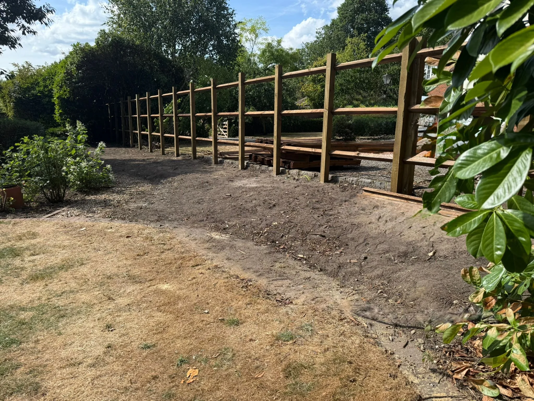 Timber fencing installed by 1st 4 Fencing — recent 1st 4 Fencing project near Bracknell